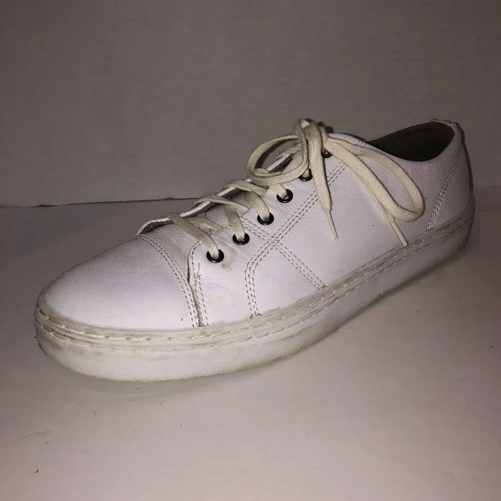 Cole Haan Mens Size 10 M White Grand OS Lace Up Low Top Casual Shoes Sneakers